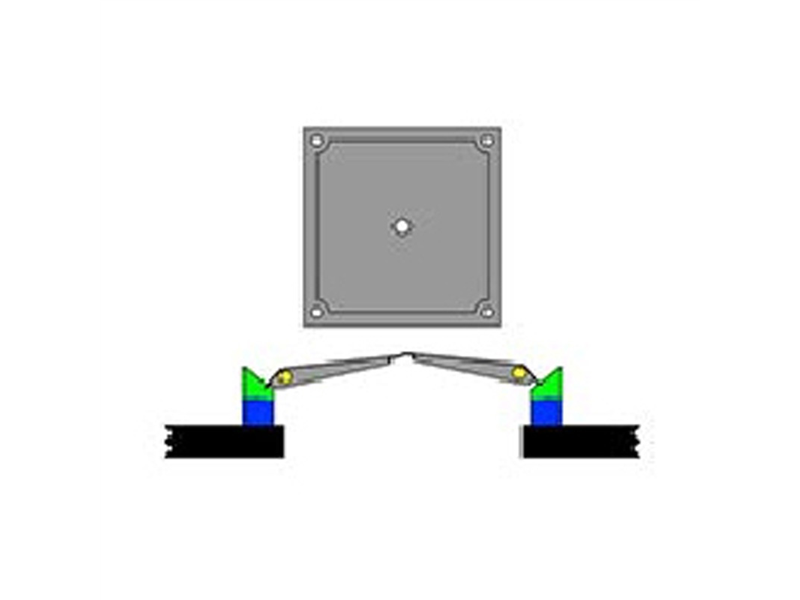 板框压滤机接液翻板的流程展示